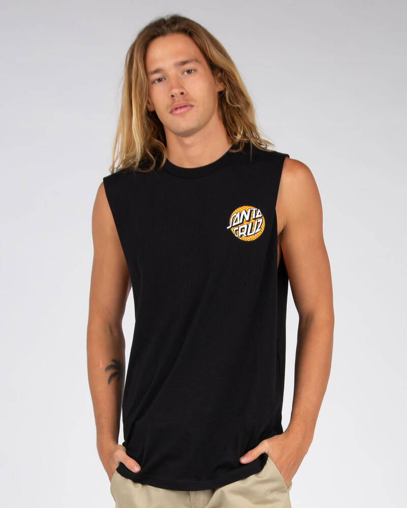 Santa Cruz Check Fish Eye Muscle Tank for Mens