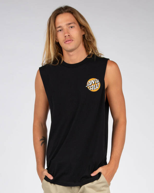 Santa Cruz Check Fish Eye Muscle Tank for Mens