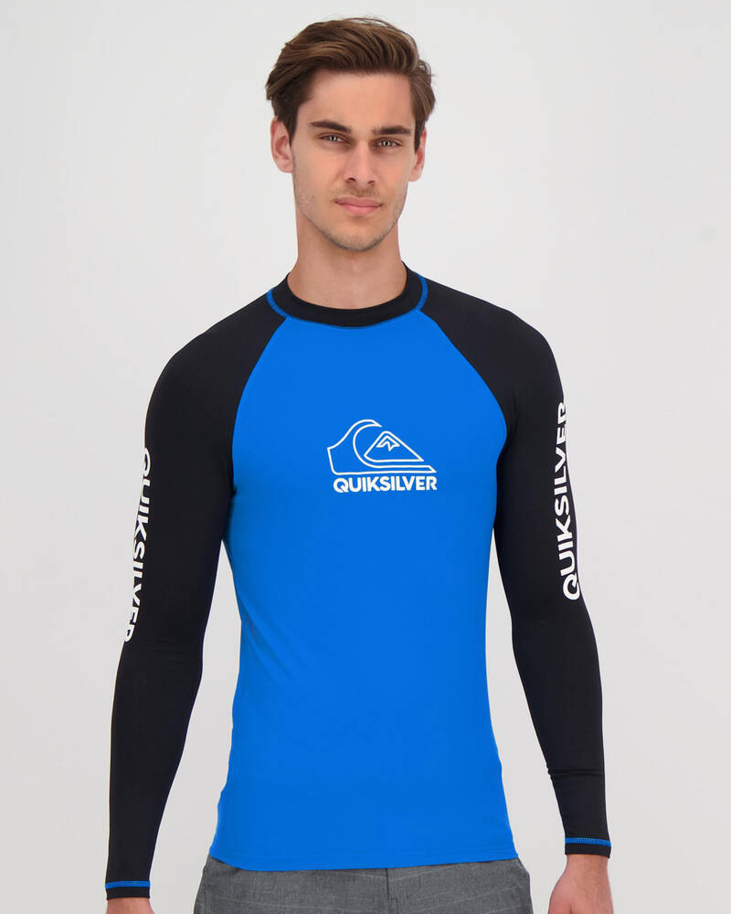 Quiksilver Tour Long Sleeve Rash Vest for Mens