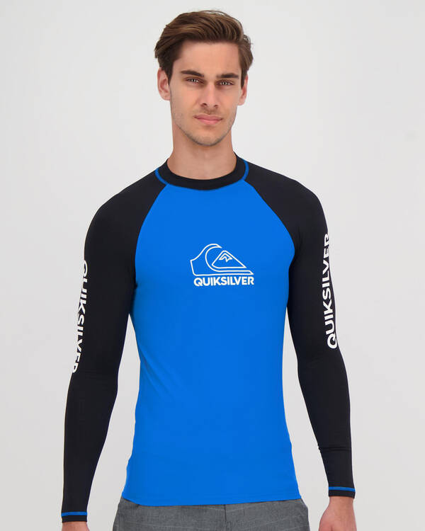 Quiksilver Tour Long Sleeve Rash Vest for Mens