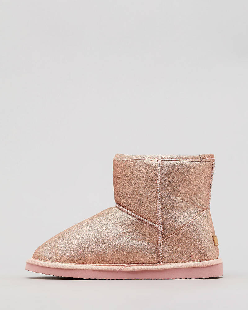 Mooloola Glitter Slipper Boots for Womens