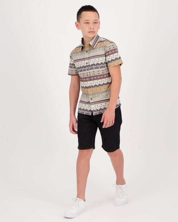Skylark Boys Navajo SS Shirt for Mens