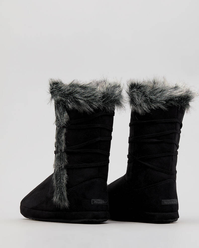 Sleepy Squirrel Olympia Slipper Boots for Womens