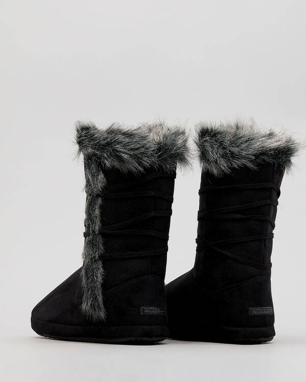 Sleepy Squirrel Olympia Slipper Boots for Womens