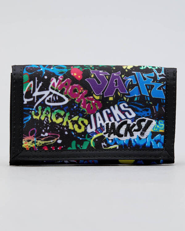 Jacks Tagged Velcro Wallet for Mens