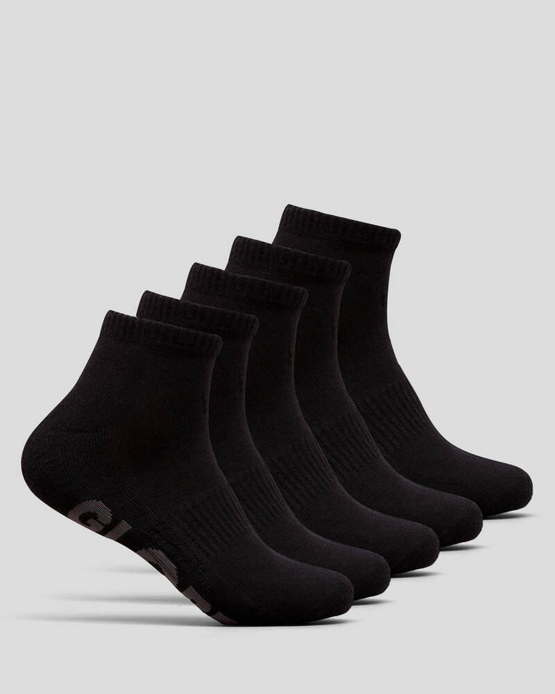 Globe Large Stealth Ankle Socks 5 Pack for Mens