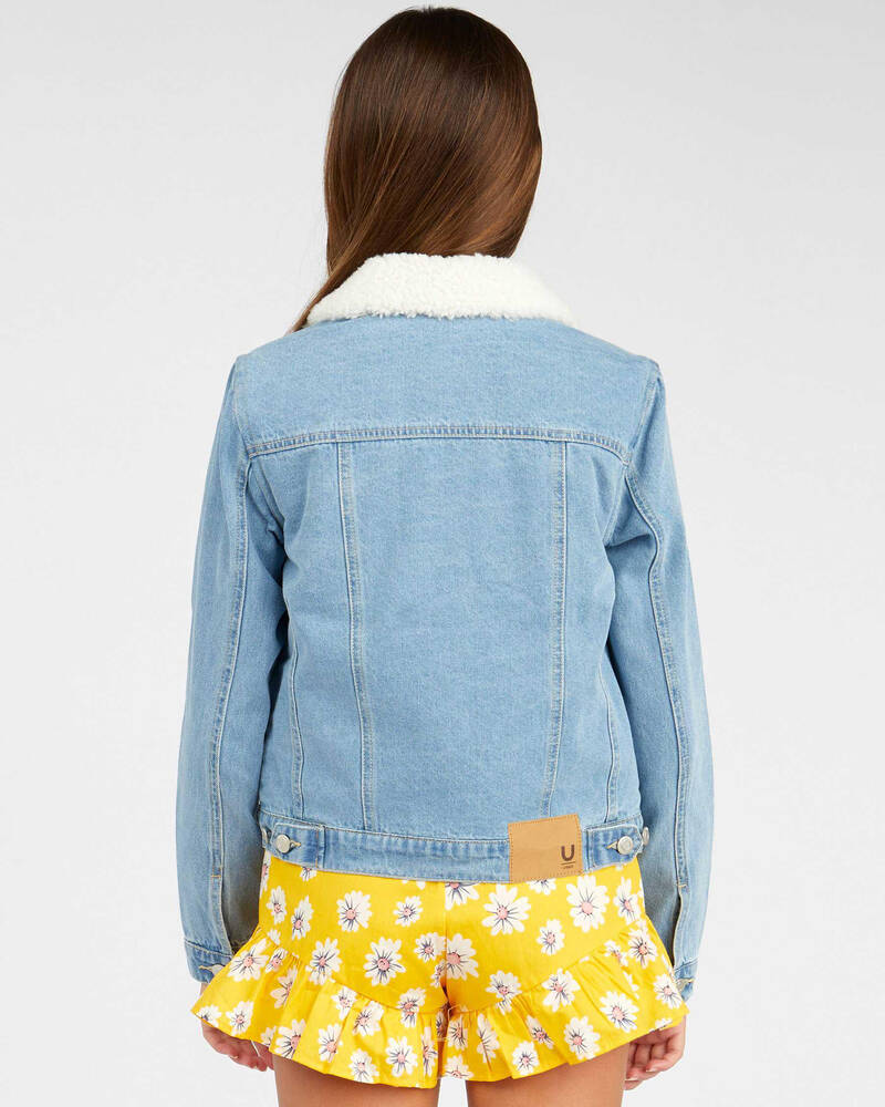 Used Girls' New Kid Denim Jacket for Womens