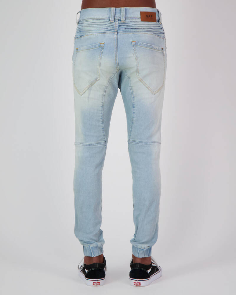 Nena & Pasadena Destroyer Elastic Ankle Jeans for Mens