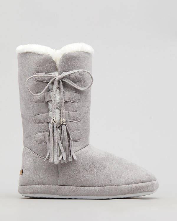Sleepy Squirrel Jamie Slipper Boots for Womens