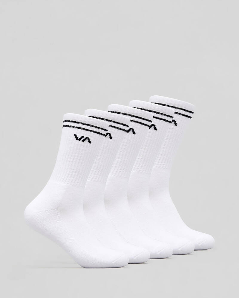RVCA Union Sock III 5 Pack for Mens