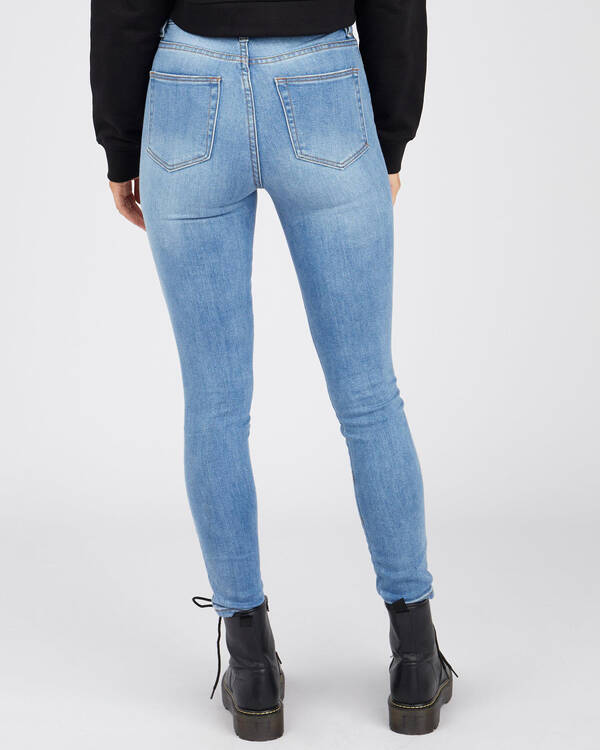 Ziggy Denim Swizzle Sticks High Rise Skinny Jeans for Womens