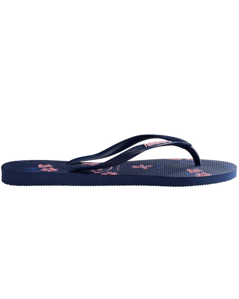 Havaianas Slim Floral Thongs for Womens
