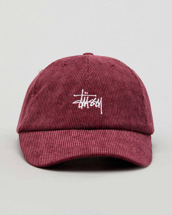 Stussy Graffiti Cord Low Pro Cap for Womens