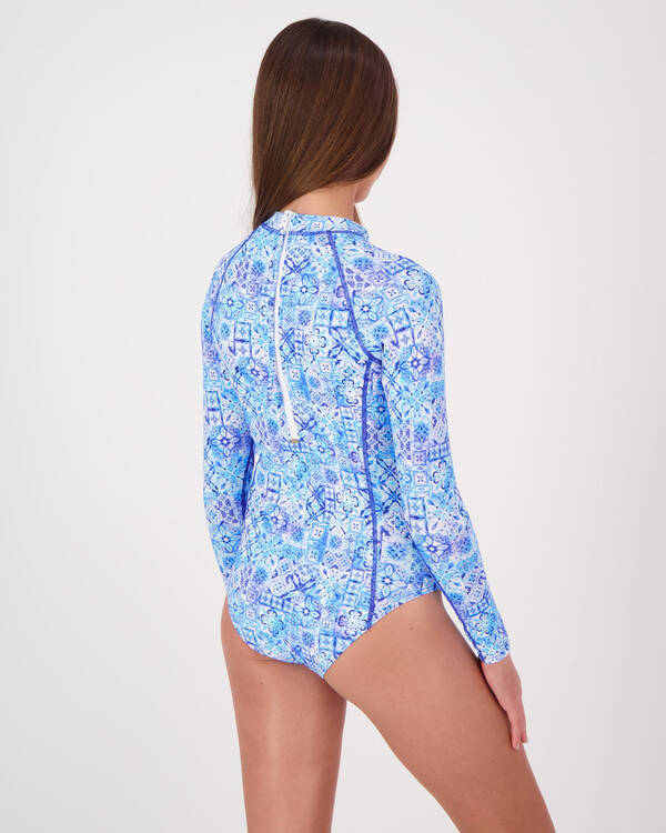 Kaiami Girls Blueprint Long Sleeve Surfsuit for Womens