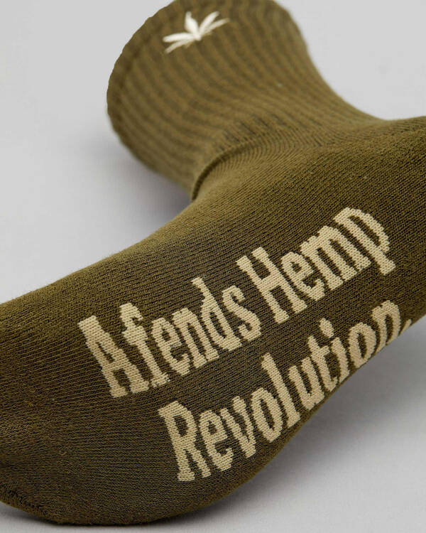 Afends Happy Hemp Socks for Mens