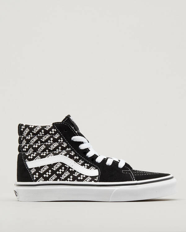 Vans Toddlers' Sk8-Hi Logo Zip Logo Repeat Shoes for Mens