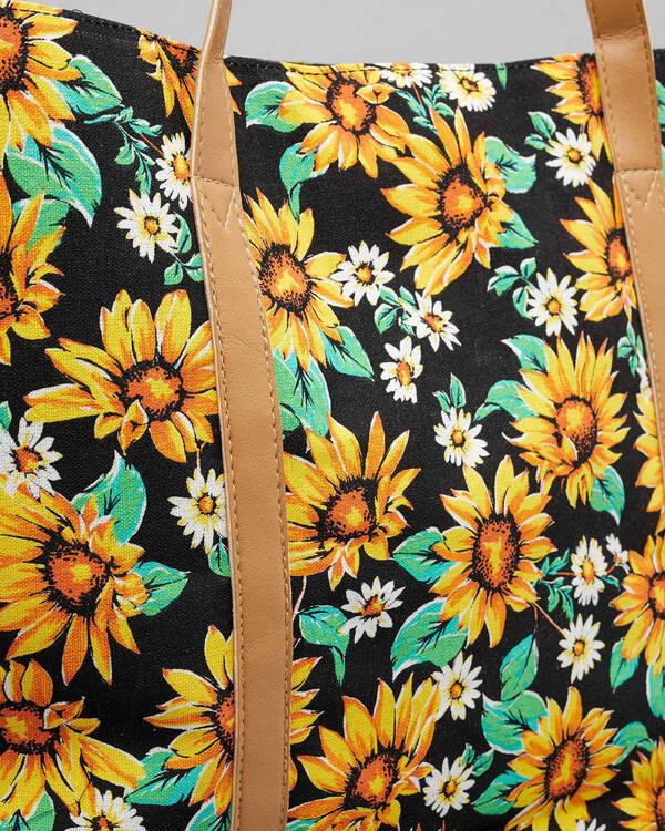 Mooloola Sunflower Beach Bag for Womens