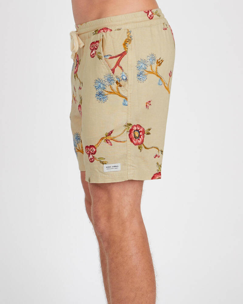 Banks Journal Aymbols Linen Walk Short for Mens