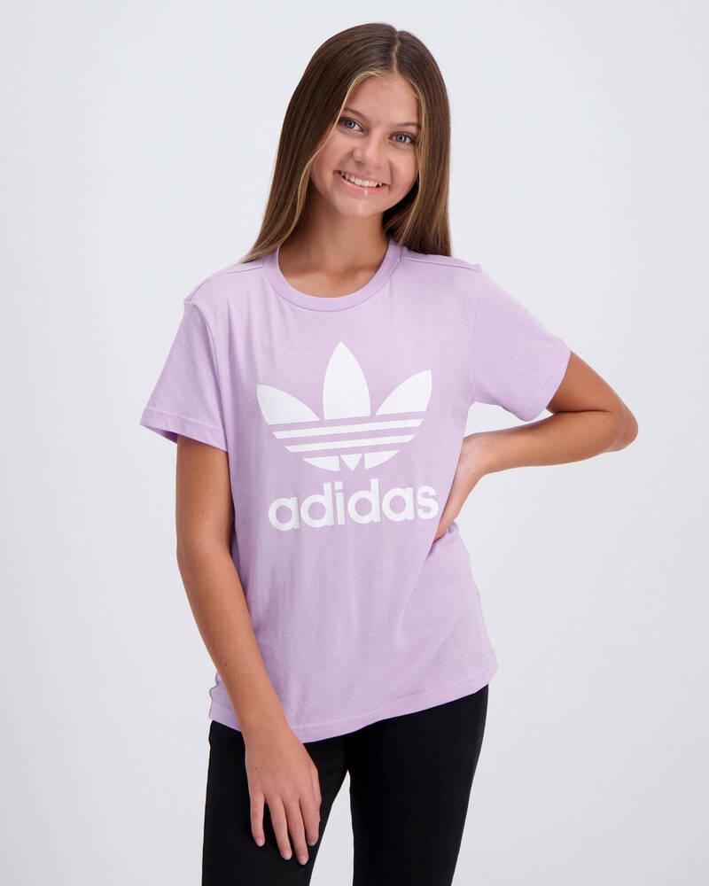 Adidas Girls Trefoil T-Shirt for Womens