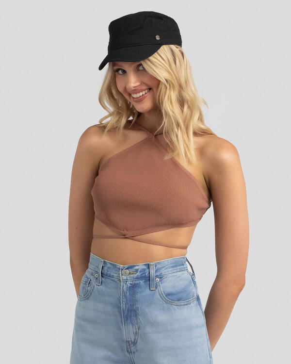 Roxy Castro Military Cap for Womens