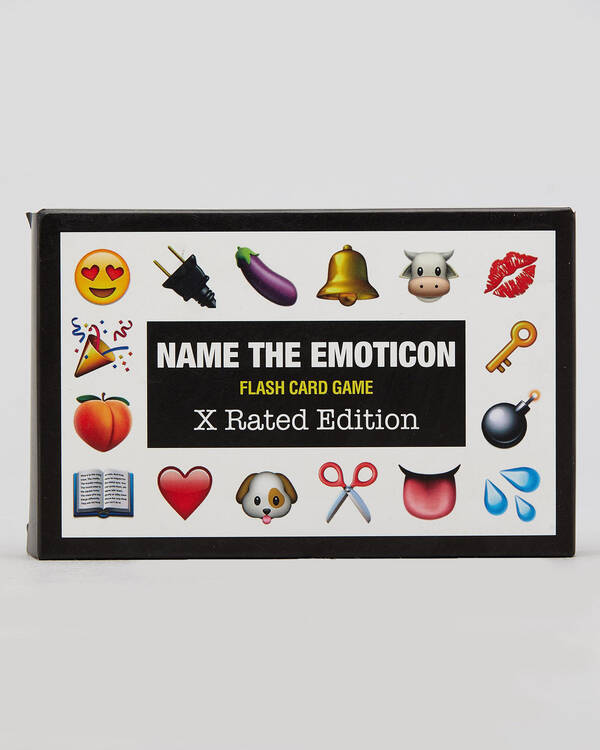 William Valentine Collection Name The Emoticon Game X Rated for Unisex
