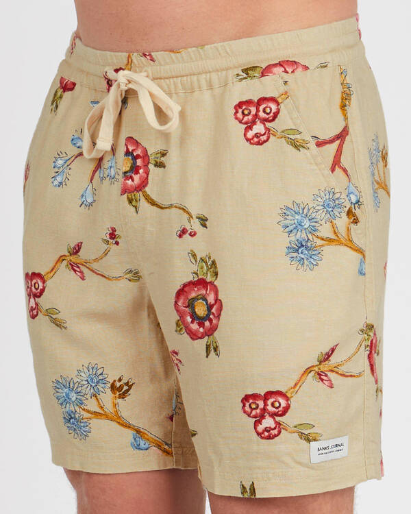 Banks Journal Aymbols Linen Walk Short for Mens