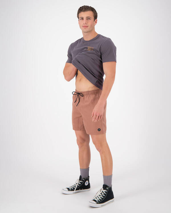 Rusty Dynamic Elastic Waist Shorts for Mens