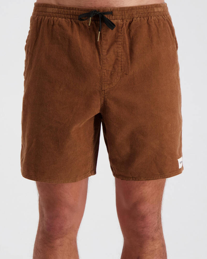 Rhythm Corduroy Jam Shorts for Mens