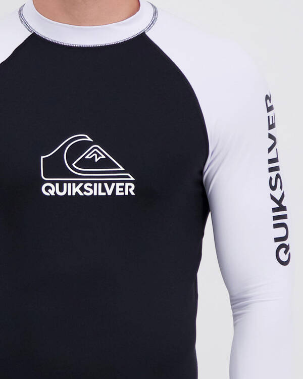 Quiksilver Tour Long Sleeve Rash Vest for Mens
