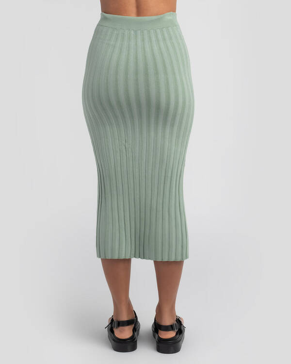 Ava And Ever Halsey Knit Midi Skirt for Womens