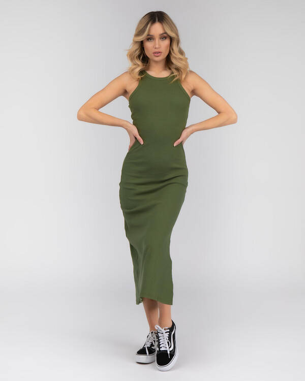 Thanne Keeping It Sassy Midi Dress for Womens