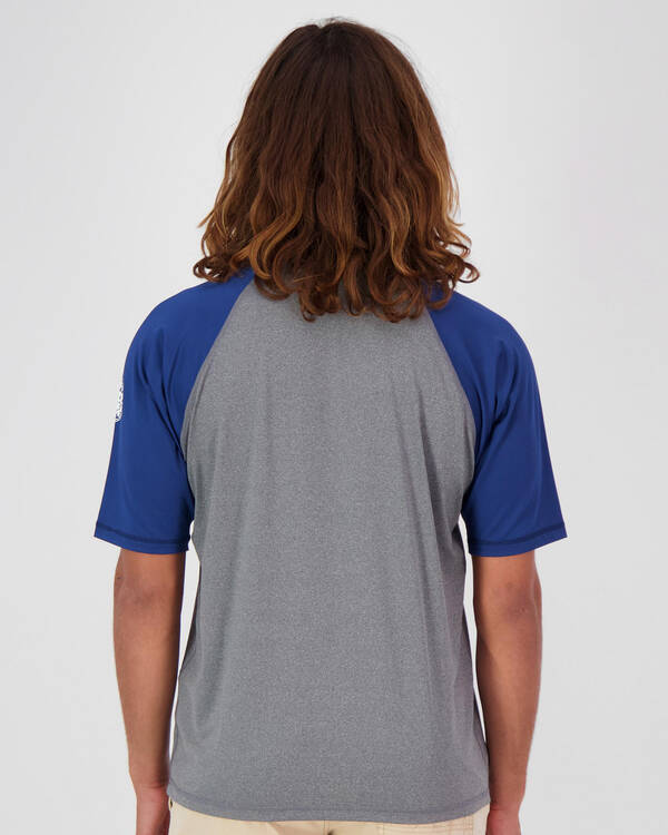 Rip Curl Shockwave Short Sleeve Rash Vest for Mens