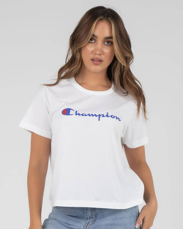Champion Logo T-Shirt for Womens