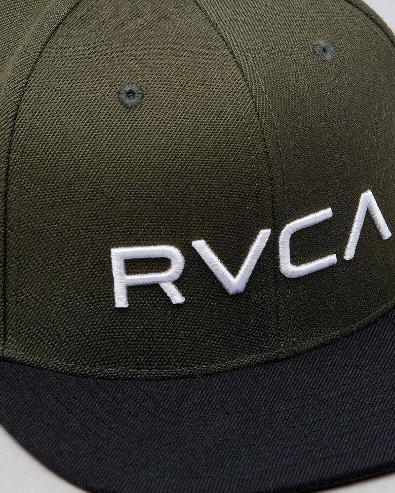 RVCA Twill Snapback Cap for Mens