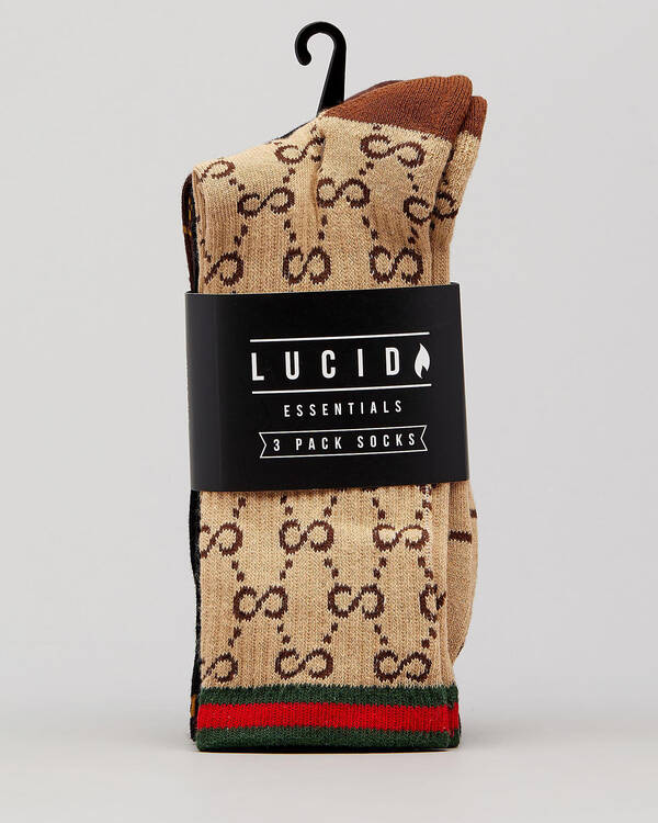 Lucid Milano 3 Pack Socks for Mens