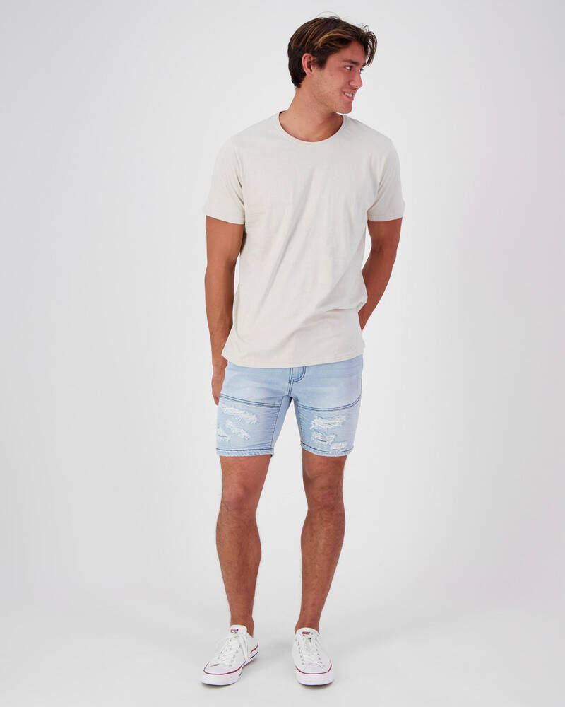 Nena & Pasadena Combination Denim Short for Mens
