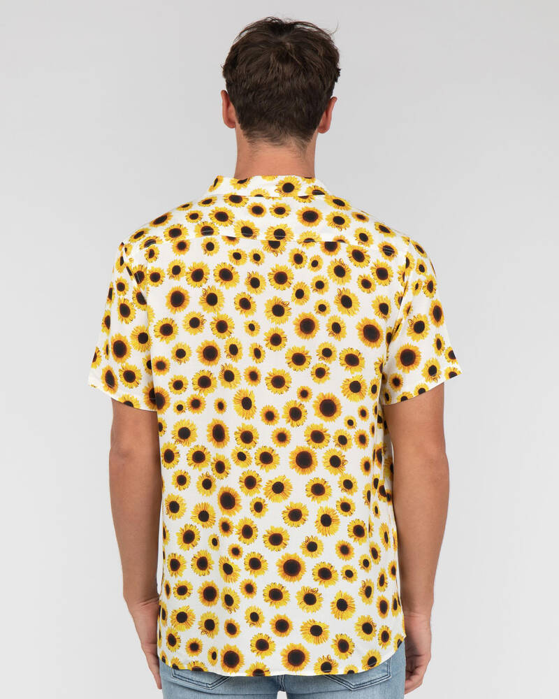 Skylark Sunflower Short Sleeve Shirt for Mens