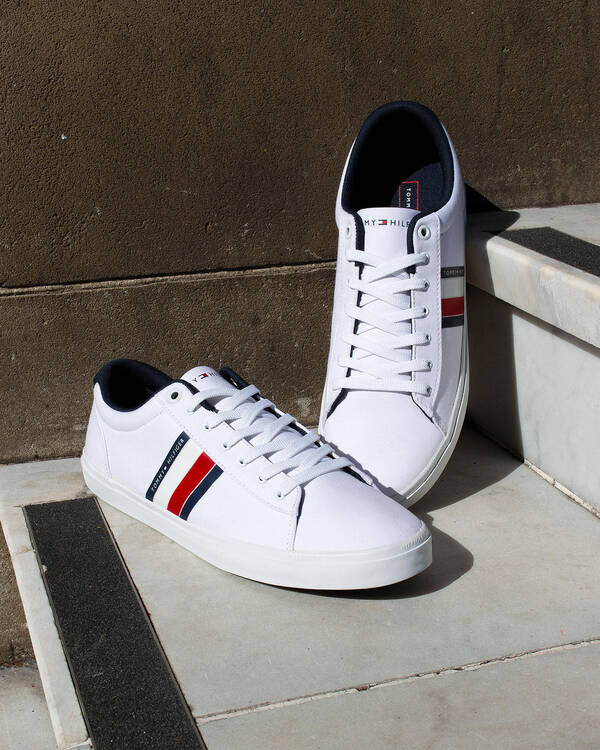 Tommy Hilfiger Essential Stripes Detail Shoes for Mens