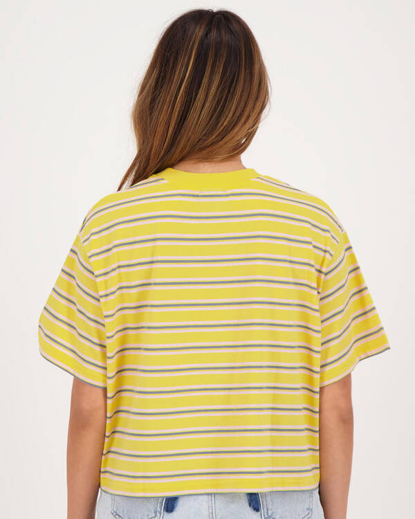 Stussy Terry Stripe T-Shirt for Womens