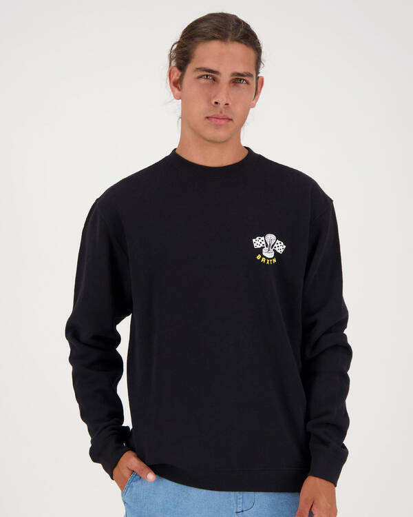 Brixton Rally Crew Fleece Sweatshirt for Mens