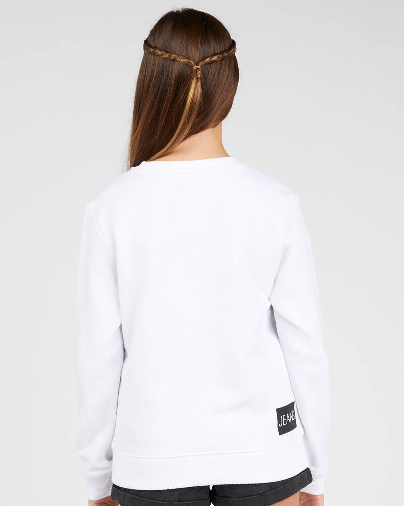 Calvin Klein Girls' Institutional Sweatshirt for Womens