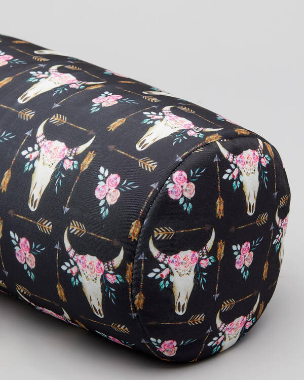 Mooloola Bull Skull Tube Travel Pillow for Womens