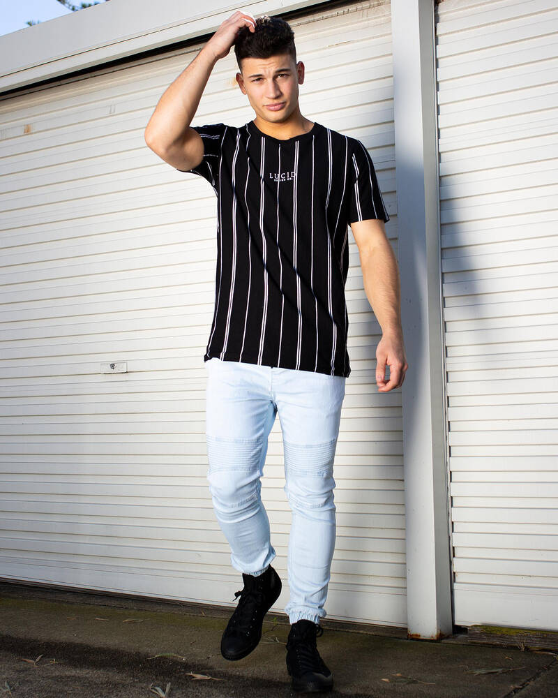Lucid Commando Denim Jogger Pants for Mens