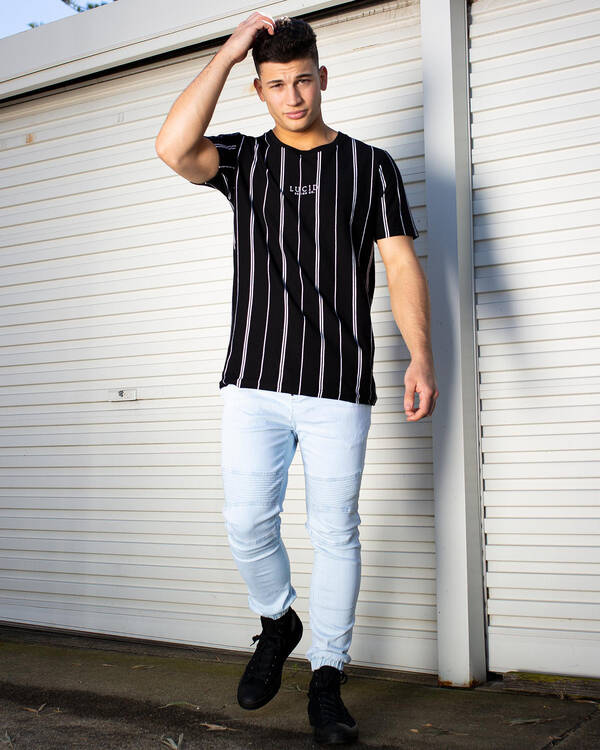 Lucid Commando Denim Jogger Pants for Mens