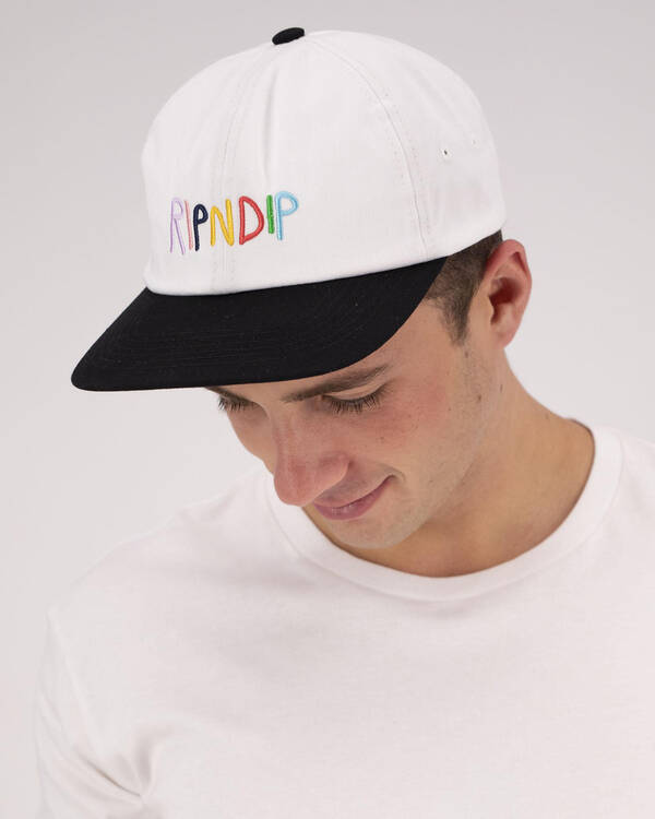 Rip N Dip Multi 6 Panel Strapback Hat for Mens