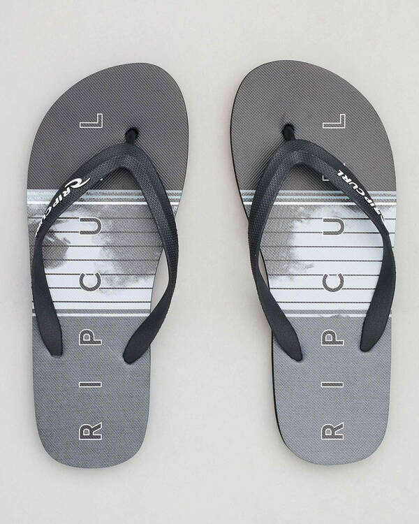 Rip Curl Hold Down Stripe Thongs for Mens