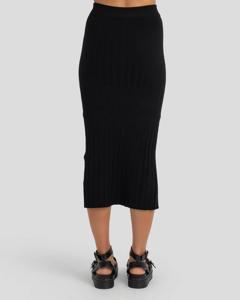 Ava And Ever Halsey Knit Midi Skirt for Womens