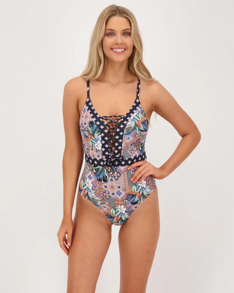 Kaiami Madagascar One Piece Swimsuit for Womens