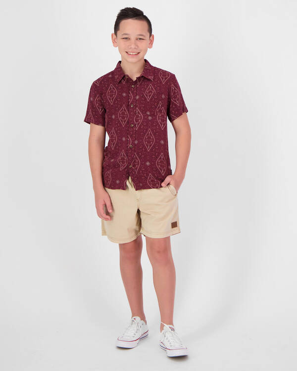 Lucid Boys Paisley Short Sleeve for Mens