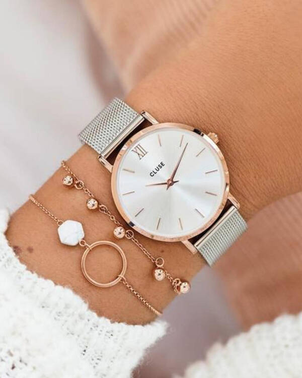 CLUSE MInuit Mesh Watch for Womens